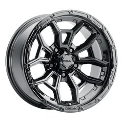 125-7973BK12 17X9 5X5.00 (-12) ULT 125BK Warmonger 5 (HB 78)
