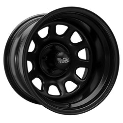 942B-675040 16X7 5X5.00 (+00) BKR 942B Black D-Window (HB 83.82)