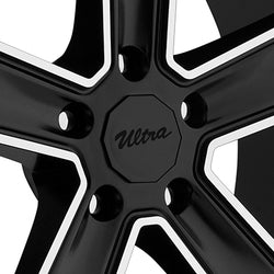 89-9423BK ULT GLOSS BLACK ALUM SNAP-IN CAP W/O-RING ULT LOGO