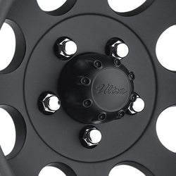 89-8014BOE PAC MATTE BLACK 8 LUG  OPEN-END SHORT PUSH-THRU