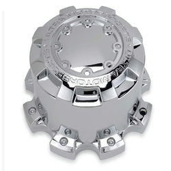 89-9881XL ULT CHROME TALL BOLT-ON CLOSED CAP 8 LUG