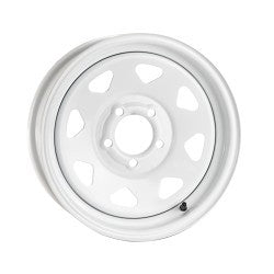 310W-3512 13X4.5 5X4.50 (+00) PAC 310W White Spoke Trailer (HB 81.03)